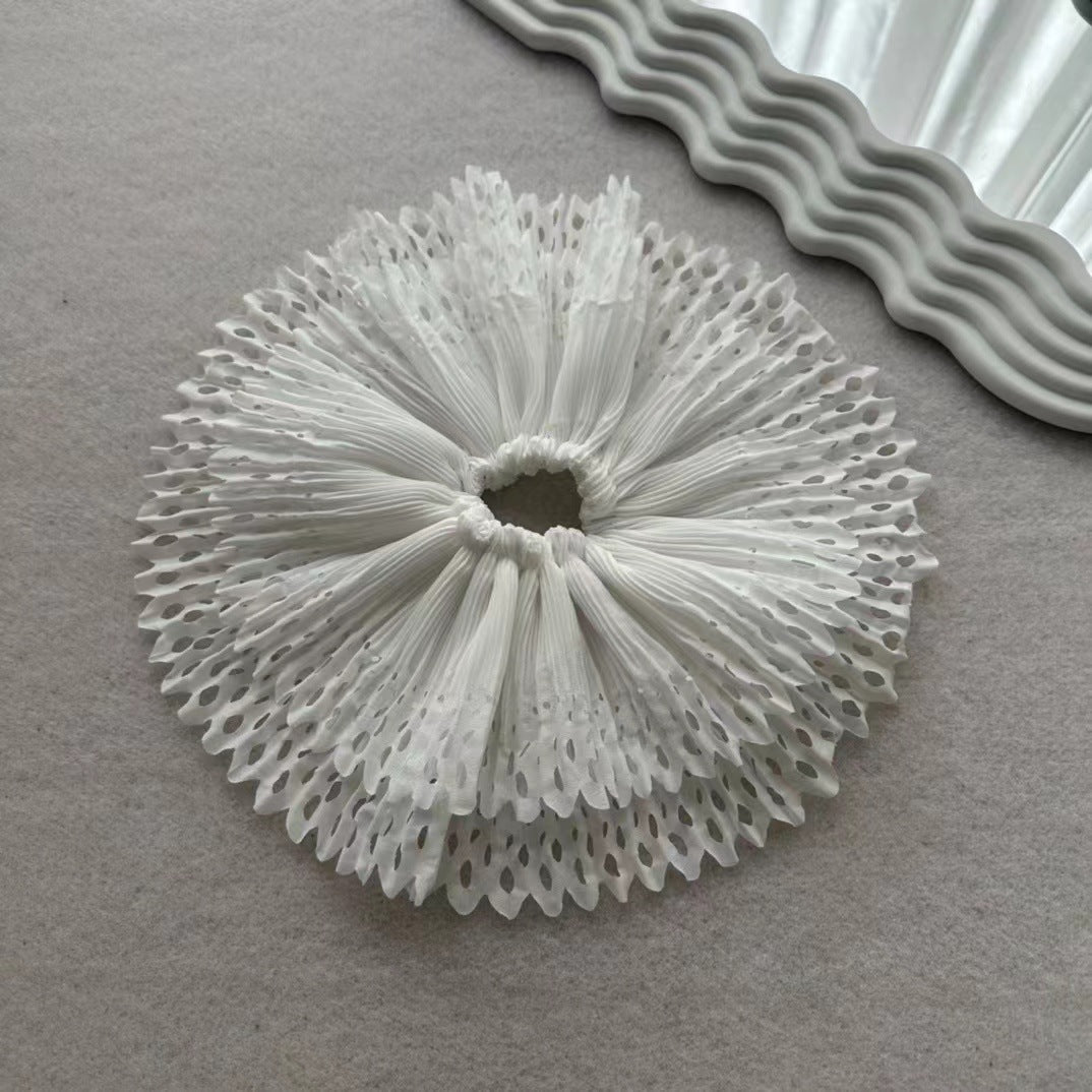 Balletcore Lace Scrunchie Double Layer Hair Tie N6F140