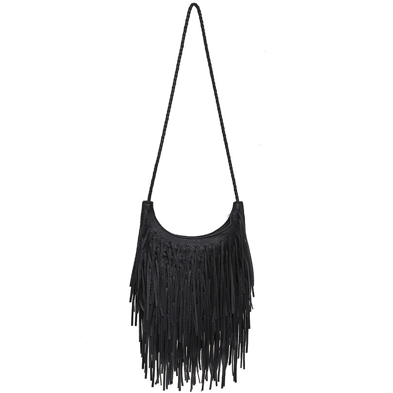 Handmade Fringe Crossbody Bag Women N6C223