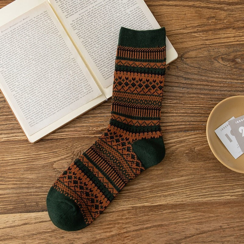 Lightweight Cotton Stackable Mid-Calf Socks M5A033