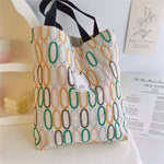 Load image into Gallery viewer, Embroidered Cotton Linen Tote Bag Shoulder N6F150