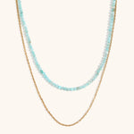 Load image into Gallery viewer, Twin Layer O Chain Necklace Steel Gold Plated S5P232