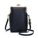 Load image into Gallery viewer, Women's Genuine Leather Litchi Grain Crossbody Phone Bag N6J142
