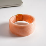 Load image into Gallery viewer, Vintage Resin Ombré Circle Geometric Bangle Women N6H083