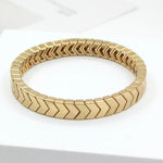 Load image into Gallery viewer, Arrow Beads Bracelet Tribal Enamel Elastic Adjustable S5P049
