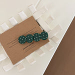 Load image into Gallery viewer, Retro Polka Dot Acetate Hair Clip Side Snap Clip N6F062