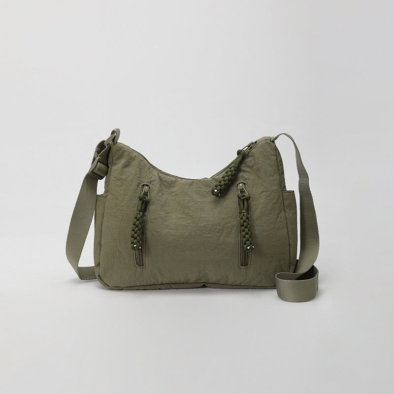 Women's Large Nylon Dumpling Crossbody Bag N6J205