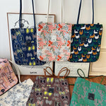 Load image into Gallery viewer, Cotton Linen Embroidered Shoulder Bag Handmade Tote N6F131