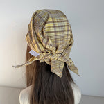 Load image into Gallery viewer, Gingham Bandana Baseball Cap Women N6C388