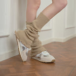 Load image into Gallery viewer, Lace Trim Ballet-Inspired Leg Warmers  M5A125