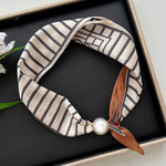 Load image into Gallery viewer, Women's Polyester Faux Silk Polka Dot Neck Scarf N6J149