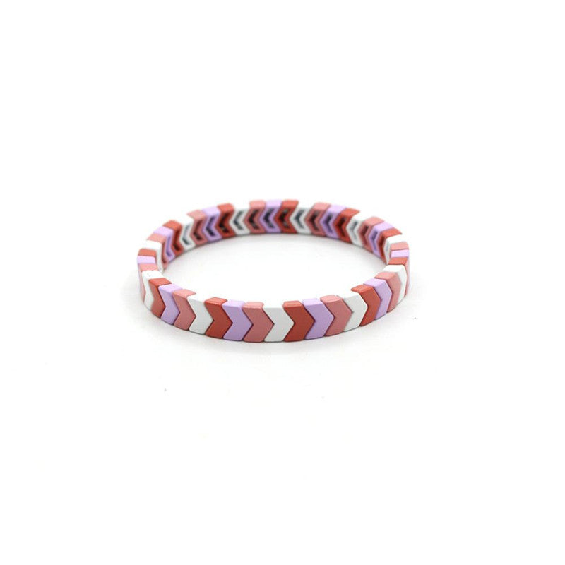 Arrow Bead Gradient DIY Bracelet Alloy Modular Fade S5P259