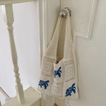Load image into Gallery viewer, Crochet Turtle Openwork Shoulder Bag Women N6C050