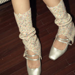 Load image into Gallery viewer, Ballet Inspired Speckled Leg Warmers  M5A117