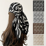Load image into Gallery viewer, Animal Print Silk Scarf 90cm Square Lightweight Shawl N6G219