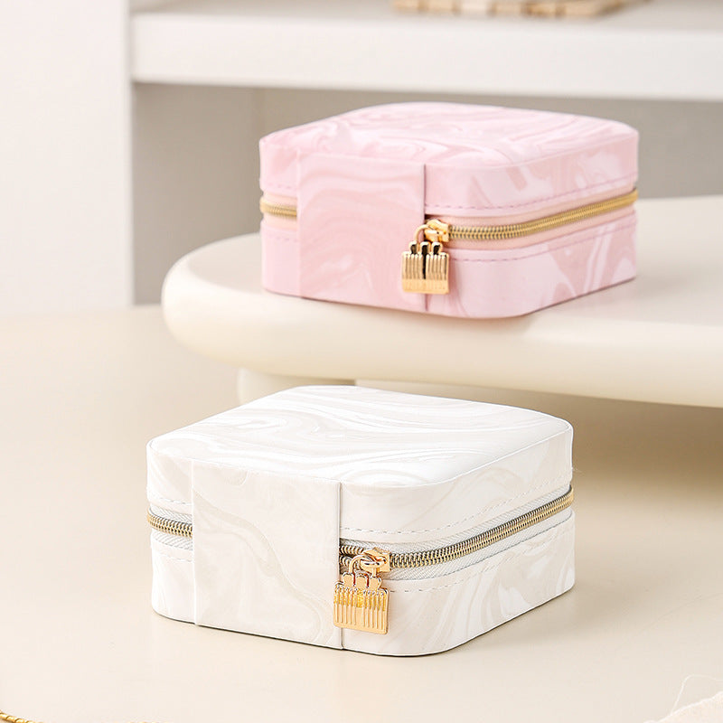 Minimalist Portable Retro Jewelry Box Women S5P693