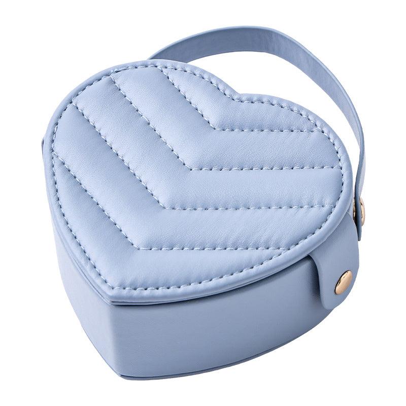 Leather Jewelry Gift Box Women Anniversary Keepsake S5P753