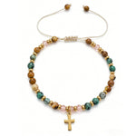 Load image into Gallery viewer, MUM Heart Pendant Adjustable Beaded Bracelet N6D532