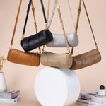 Load image into Gallery viewer, Vintage Genuine Leather Barrel Bag Shoulder Crossbody N6F158