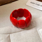 Load image into Gallery viewer, Acrylic Ombré Square Segment Statement Bangle Women N6H080