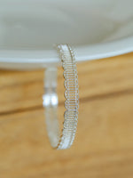 Load image into Gallery viewer, Lace Stripe Adjustable Cuff Bracelet Women N6C007