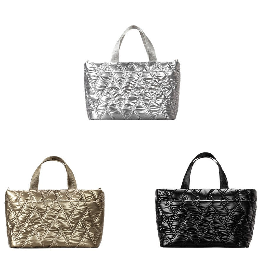 Padded Cloud Tote Medium Size Nylon Polyester S5P378