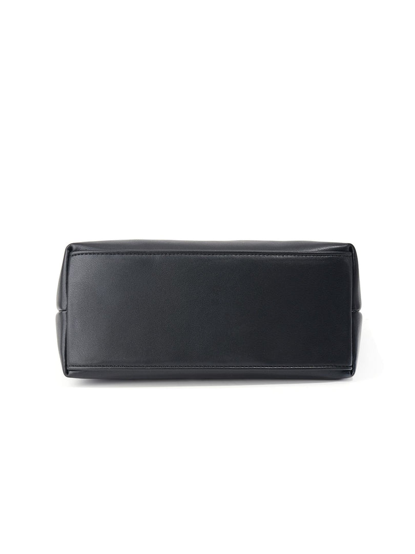 Metallic Hobo Shoulder Bag Women Black N6C034
