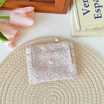 Load image into Gallery viewer, Floral Double Layer Coin Wallet Women Large Capacity S5P872