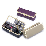 Load image into Gallery viewer, Genuine Leather Sunglasses Case Cosmetic Jewelry N6G098