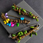 Load image into Gallery viewer, Hand-Wrapped Simulated Fruit Plant Brooch N6G048