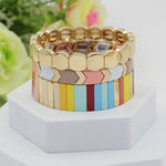 Load image into Gallery viewer, Enamel Bracelet Stove-Enameled Adjustable Elastic S5P035