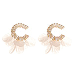 Load image into Gallery viewer, Petal Crystal Studs Acrylic Prong-Set S5P045
