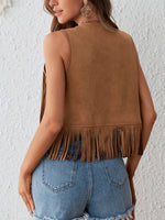 Load image into Gallery viewer, Hippie Fringe Vest Women N6C131