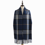 Load image into Gallery viewer, Plaid Pattern Faux Cashmere Wrap  M5A226
