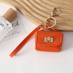 Load image into Gallery viewer, Mini Leather Coin Purse Keychain Portable Small Pouch N6G084