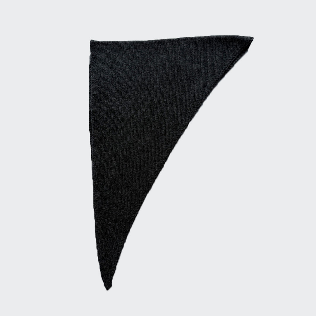 Rabbit Wool Blend Triangle Scarf Wrap Women N6C212