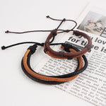 Load image into Gallery viewer, Leather Braided Bracelet S5P602