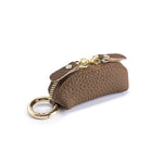 Load image into Gallery viewer, Genuine Leather Coin Purse with Keychain Women N6D018