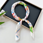 Load image into Gallery viewer, Women's Faux Silk Pearl Magnetic Neck Scarf N6J151