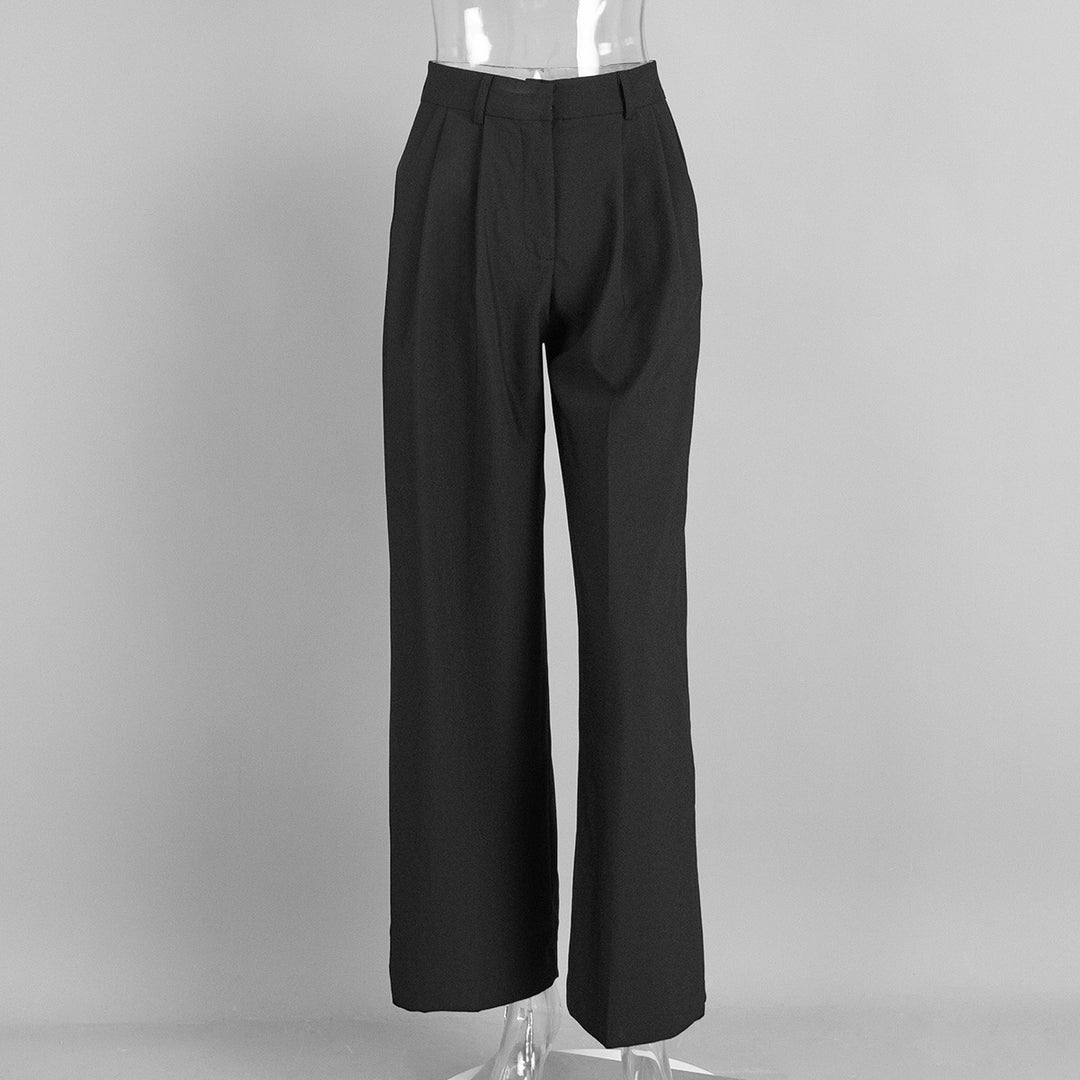 Fluid Wide Leg Pant Mid Rise Mid Weight N5Z464