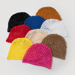 Load image into Gallery viewer, Lightweight Solid Mesh Cotton Crochet Hat Women N6G215