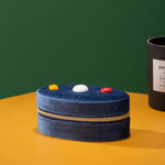 Load image into Gallery viewer, Natural Stone Velvet Jewelry Organizer Box N6G058