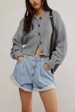 Load image into Gallery viewer, Button Relax Cardigan Mid Weight Options N5A140

