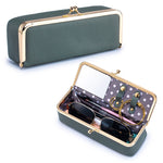 Load image into Gallery viewer, Genuine Leather Sunglasses Case Cosmetic Jewelry N6G098