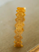 Load image into Gallery viewer, Lace Openwork Geometric Cuff Bracelet Women N6C006