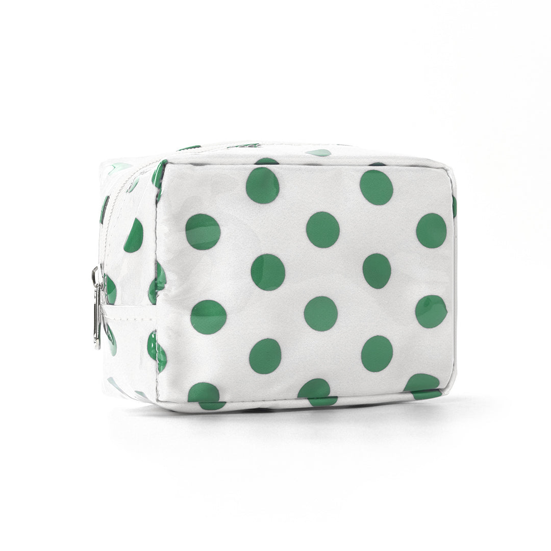 Unisex Glossy Color-Block PVC Mini Pouch N6J244