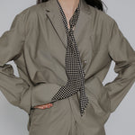 Load image into Gallery viewer, Simple French Thin Stripe Scarf Women Versatile M5A338