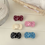 Load image into Gallery viewer, Sweet Polka Dot Hair Clip Acetate Smooth No Snag Snap N6F063