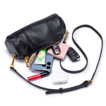 Load image into Gallery viewer, Vintage Genuine Leather Barrel Bag Shoulder Crossbody N6F158