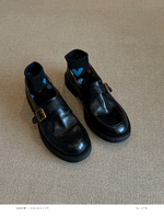 Load image into Gallery viewer, Genuine Leather Platform Loafers Women N6C141