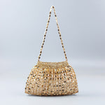 Load image into Gallery viewer, Hand Beaded Acrylic Crescent Bag Open-Top Design S5P405
